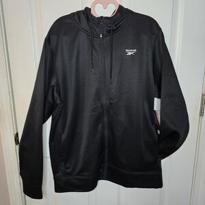 Reebok Black Lightweight Hooded Jacket